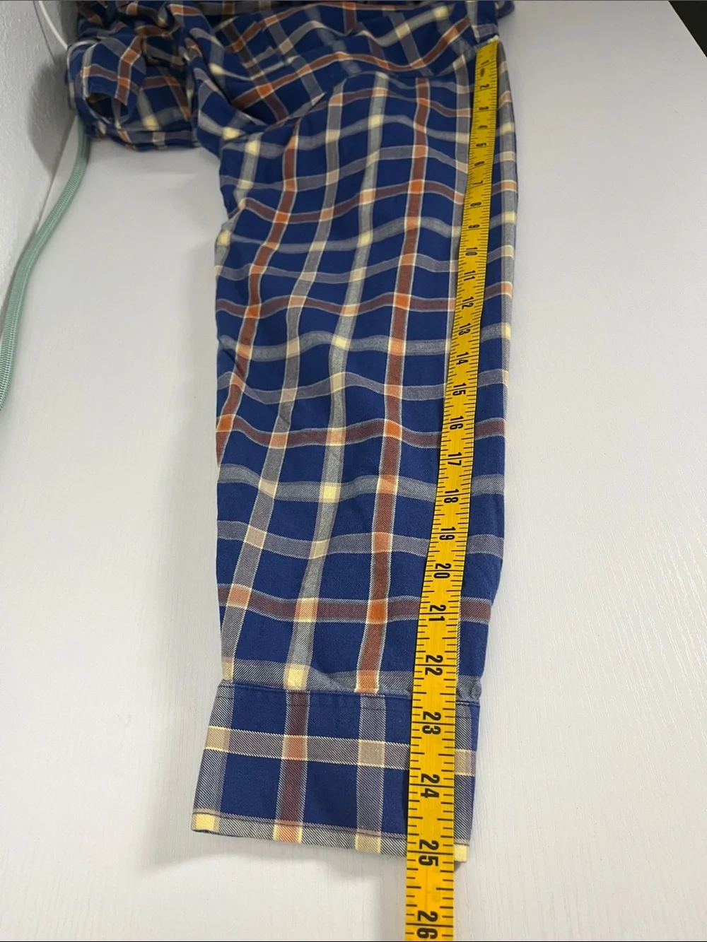 Orvis Signature Collection Button-Down Flannel Shirt Wool Cotton Size XL